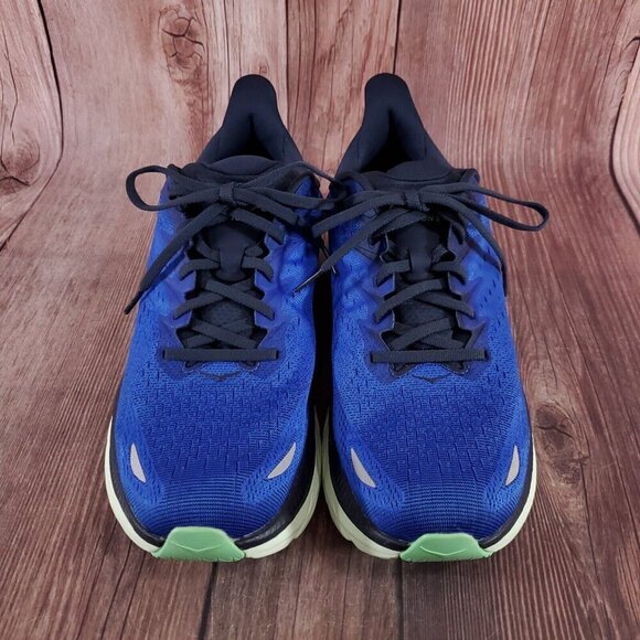*READ* Hoka One One Clifton 8 Mens Size 10.5 D Running Shoes Blue 1119393 DBOS - Picture 6 of 15